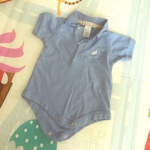 TBBC polo short sleeve onesie